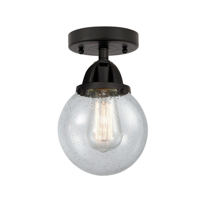 Innovations 288-1C-BK-G204-6-LED LED Semi-Flush Mount, Matte Black