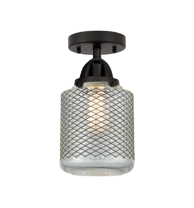 Innovations 288-1C-BK-G262-LED LED Semi-Flush Mount, Matte Black