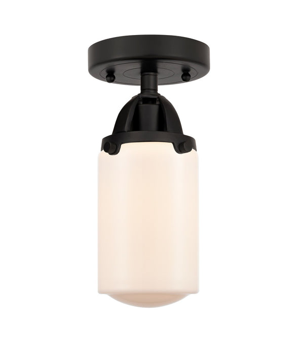 Innovations 288-1C-BK-G311-LED LED Semi-Flush Mount, Matte Black