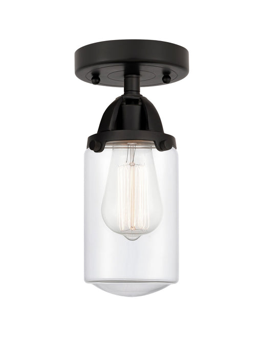Innovations 288-1C-BK-G312-LED LED Semi-Flush Mount, Matte Black