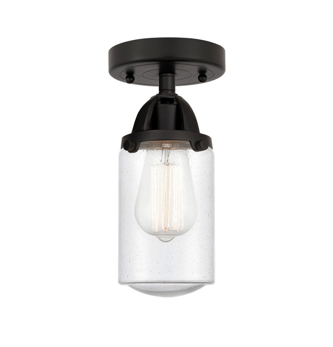 Innovations 288-1C-BK-G314-LED LED Semi-Flush Mount, Matte Black