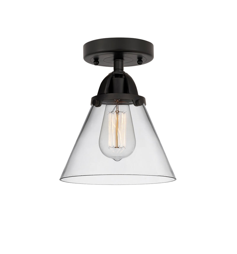 Innovations 288-1C-BK-G42-LED LED Semi-Flush Mount, Matte Black