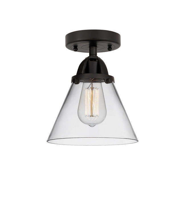 Innovations 288-1C-BK-G42-LED LED Semi-Flush Mount, Matte Black