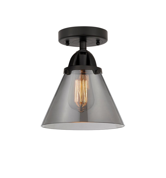 Innovations 288-1C-BK-G43-LED LED Semi-Flush Mount, Matte Black