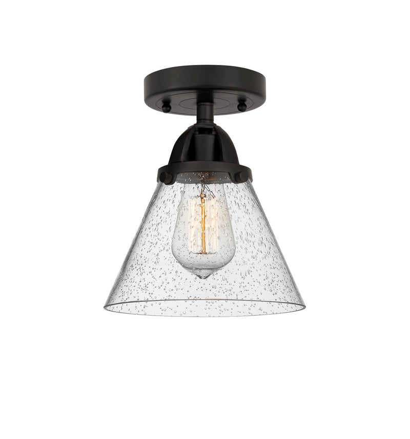 Innovations 288-1C-BK-G44-LED LED Semi-Flush Mount, Matte Black