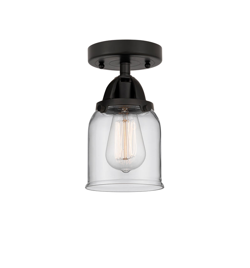 Innovations 288-1C-BK-G52 One Light Semi-Flush Mount, Matte Black