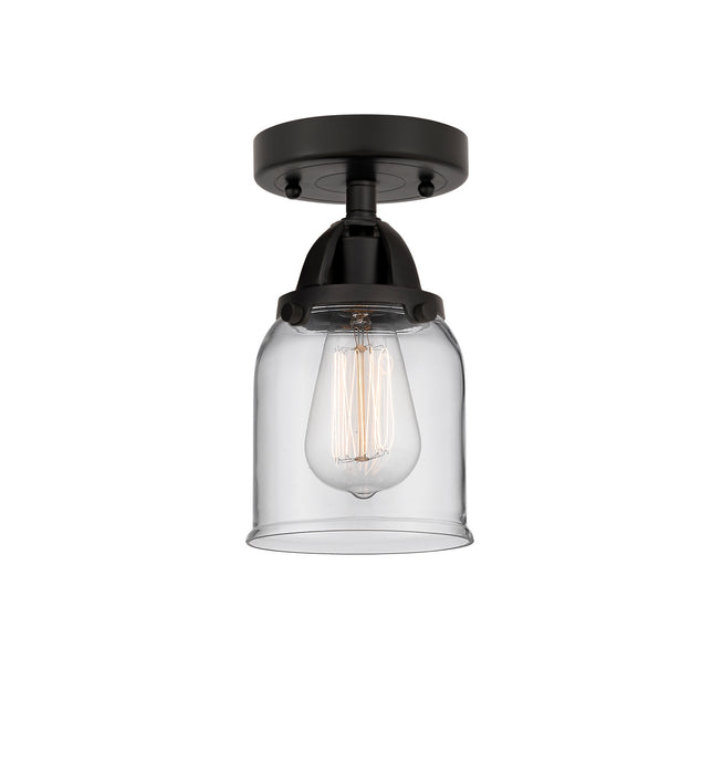 Innovations 288-1C-BK-G52 One Light Semi-Flush Mount, Matte Black