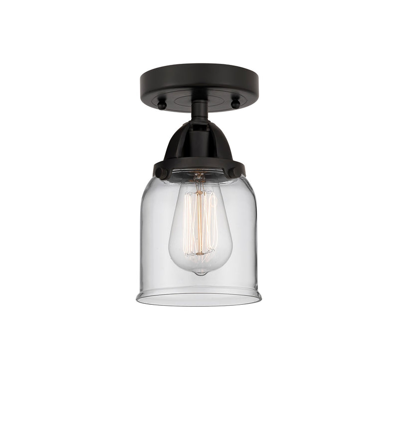 Innovations 288-1C-BK-G52-LED LED Semi-Flush Mount, Matte Black