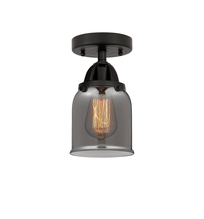 Innovations 288-1C-BK-G53 One Light Semi-Flush Mount, Matte Black