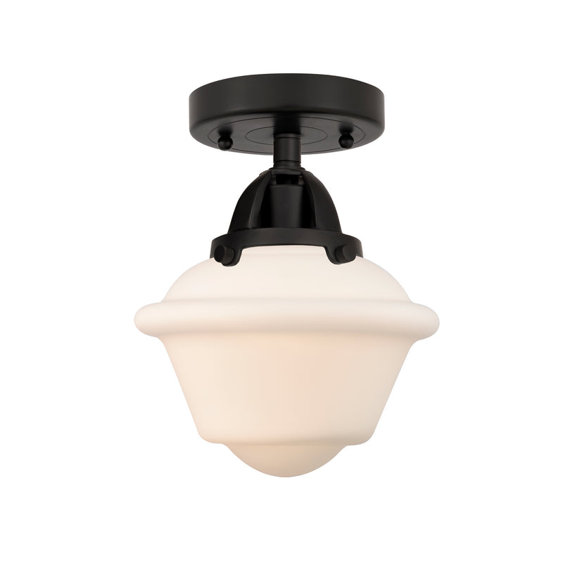 Innovations 288-1C-BK-G531 One Light Semi-Flush Mount, Matte Black