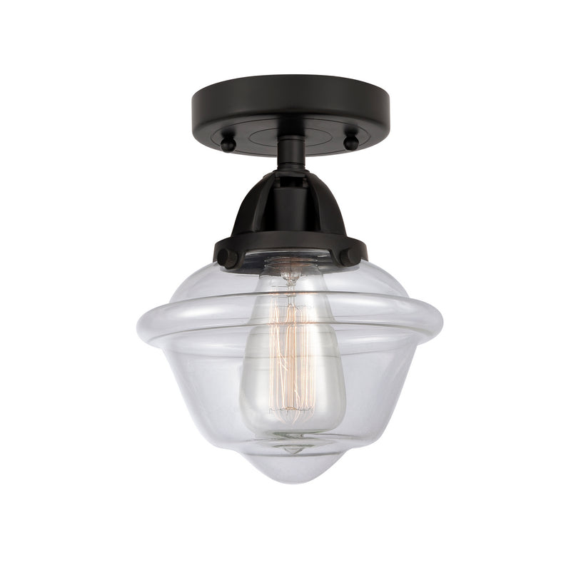 Innovations 288-1C-BK-G532 One Light Semi-Flush Mount, Matte Black