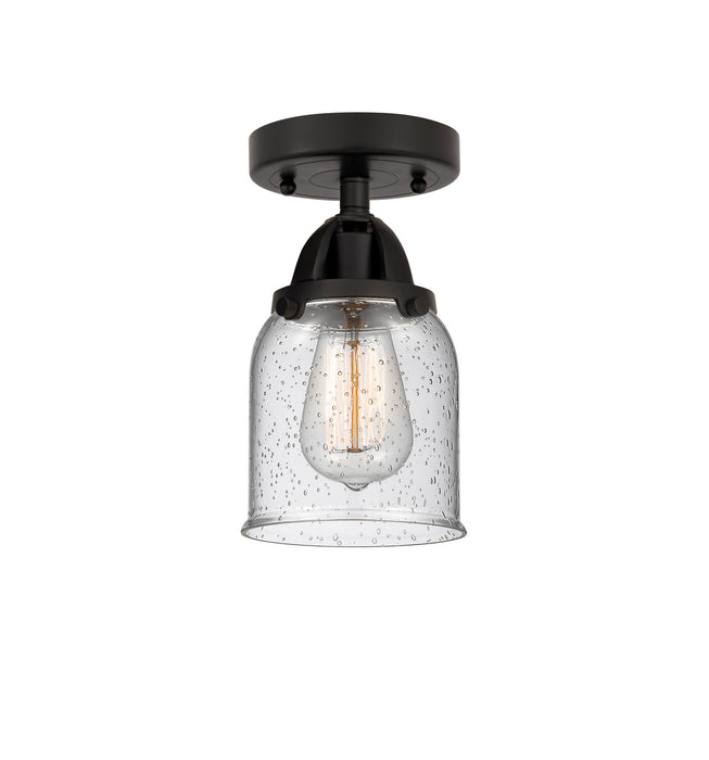 Innovations 288-1C-BK-G54 One Light Semi-Flush Mount, Matte Black