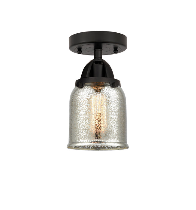 Innovations 288-1C-BK-G58 One Light Semi-Flush Mount, Matte Black