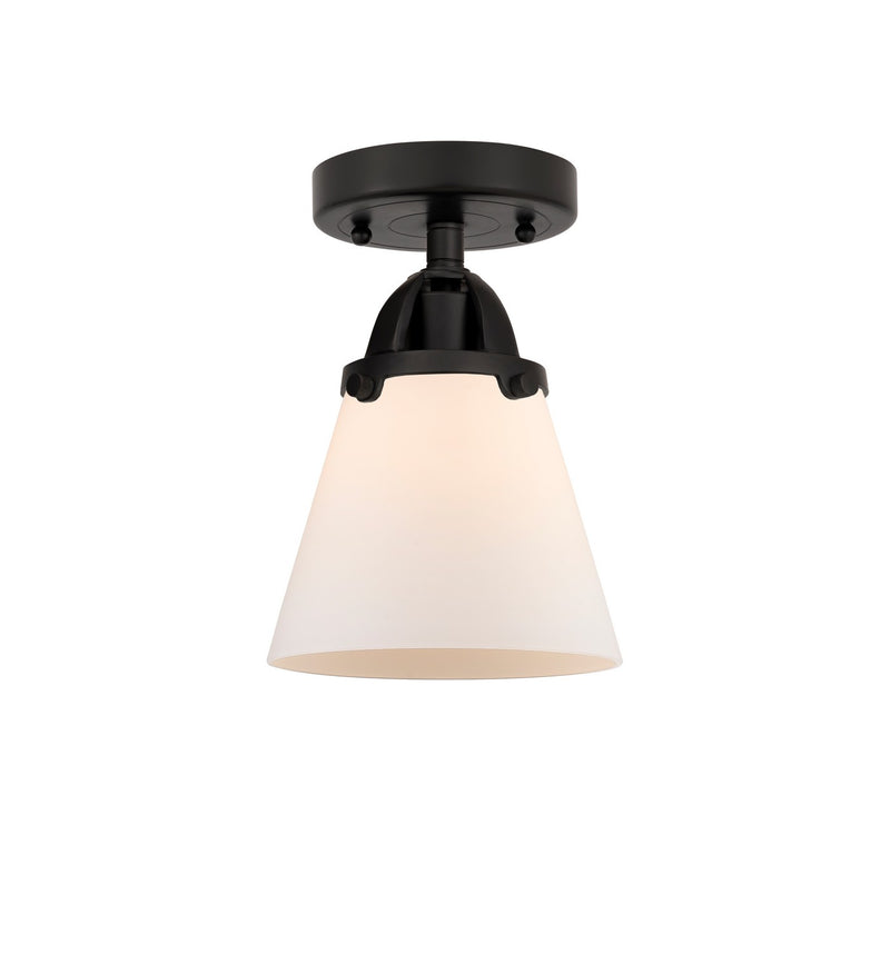 Innovations 288-1C-BK-G61-LED LED Semi-Flush Mount, Matte Black