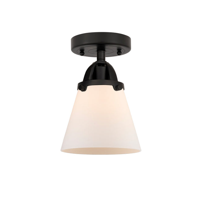 Innovations 288-1C-BK-G61-LED LED Semi-Flush Mount, Matte Black