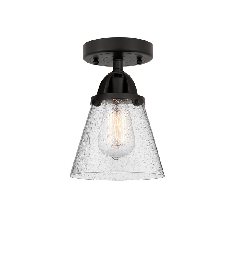 Innovations 288-1C-BK-G64-LED LED Semi-Flush Mount, Matte Black