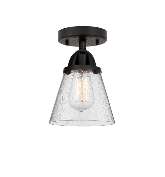 Innovations 288-1C-BK-G64-LED LED Semi-Flush Mount, Matte Black