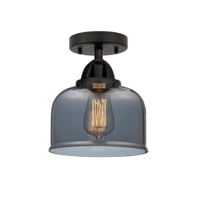 Innovations 288-1C-BK-G73 One Light Semi-Flush Mount, Matte Black