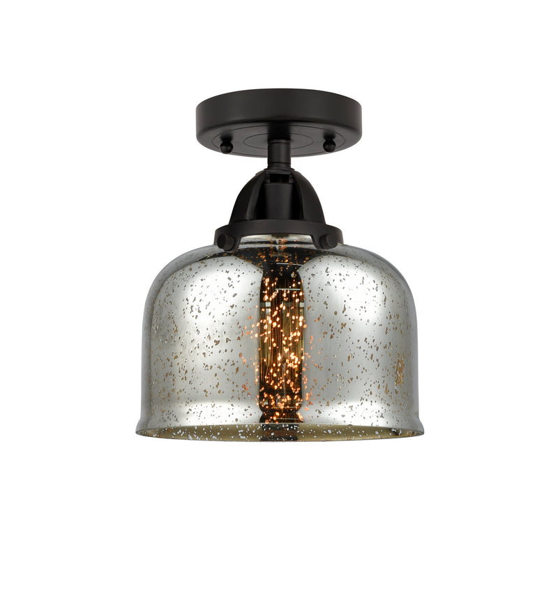 Innovations 288-1C-BK-G78 One Light Semi-Flush Mount, Matte Black