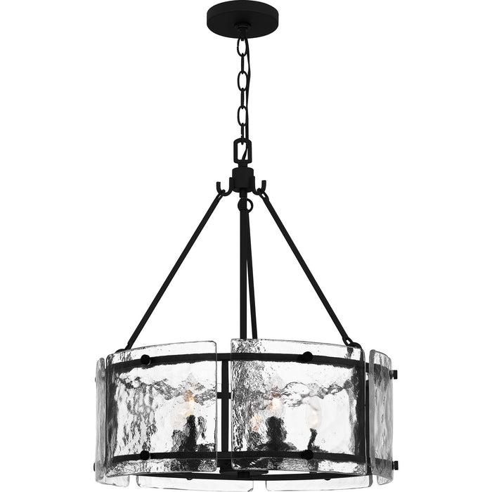 Quoizel FTS2821EK Five Light Pendant, Earth Black