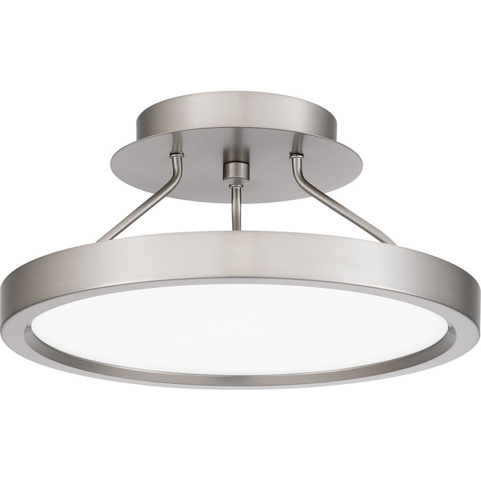 Quoizel OST1811BN LED Semi Flush Mount, Brushed Nickel