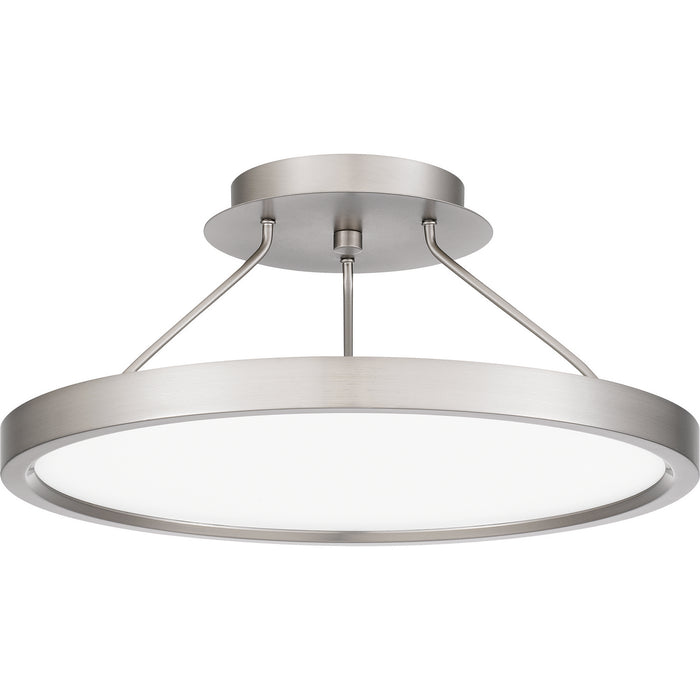 Quoizel OST1815BN LED Semi Flush Mount, Brushed Nickel