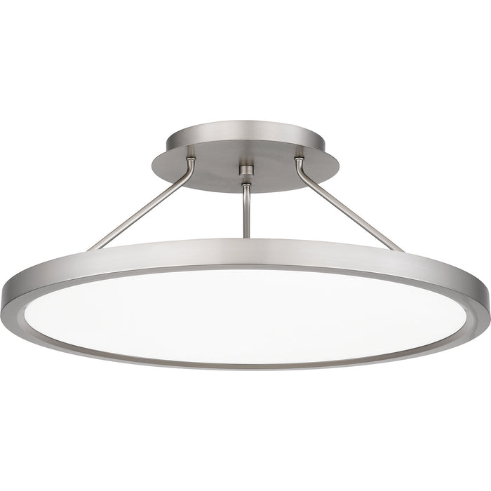 Quoizel OST1820BN LED Semi Flush Mount, Brushed Nickel