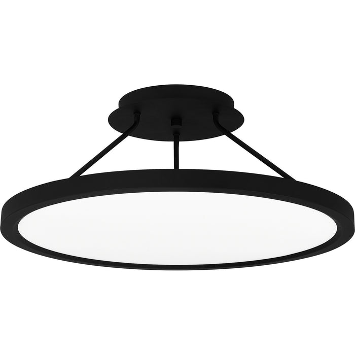 Quoizel OST1820EK LED Semi Flush Mount, Earth Black