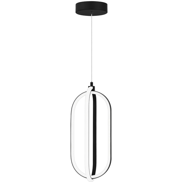 Quoizel PCCLT1507MBK LED Mini Pendant, Matte Black