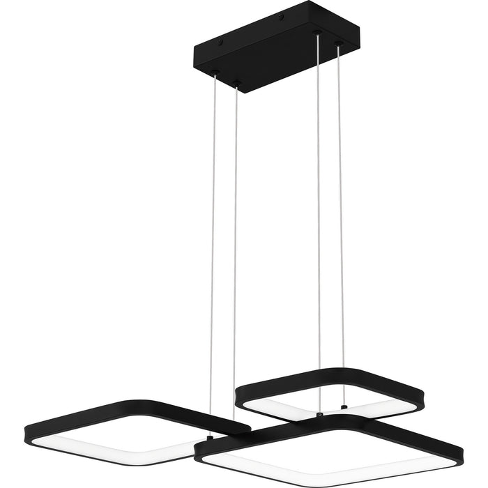 Quoizel PCELV2821MBK LED Pendant, Matte Black