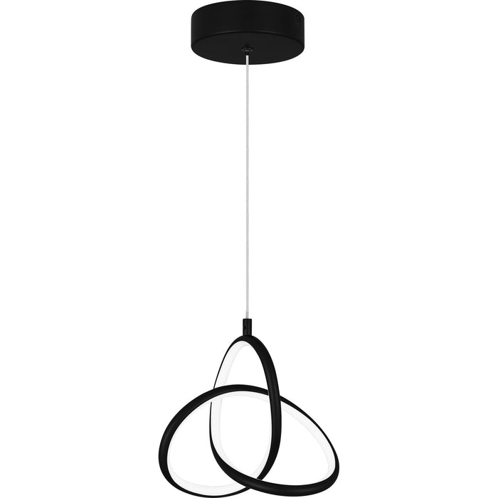 Quoizel PCILR1507MBK LED Mini Pendant, Matte Black
