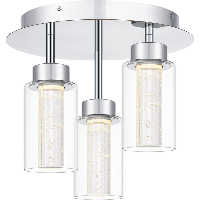 Quoizel PCJAD1614C LED Flush Mount, Polished Chrome