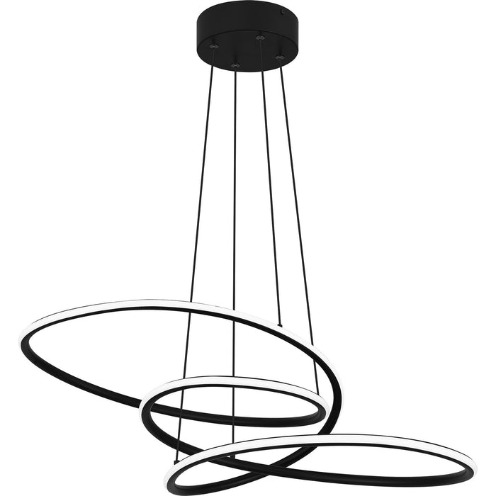 Quoizel PCOVD2827MBK LED Pendant, Matte Black