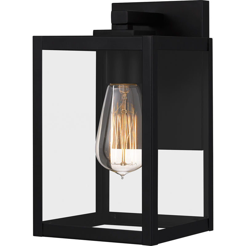 Quoizel WVR8305EK One Light Outdoor Wall Lantern, Earth Black