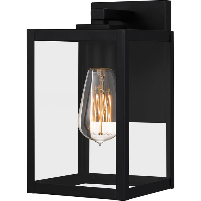 Quoizel WVR8305EK One Light Outdoor Wall Lantern, Earth Black