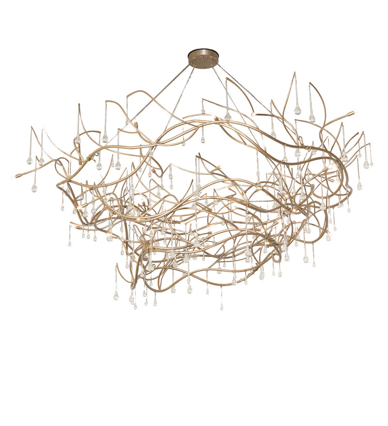 Meyda Tiffany 250516 32 Light Chandelier, Champagne Metallic