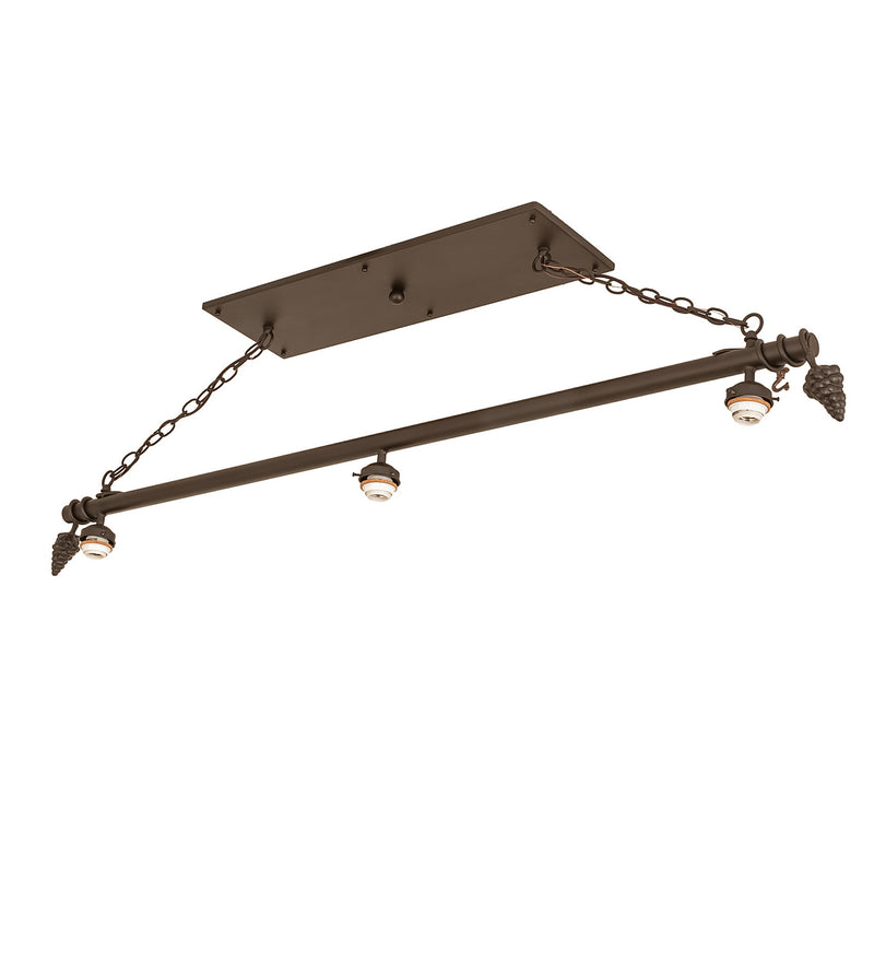 Meyda Tiffany 236613 Three Light Island Pendant Hardware, Oil Rubbed Bronze