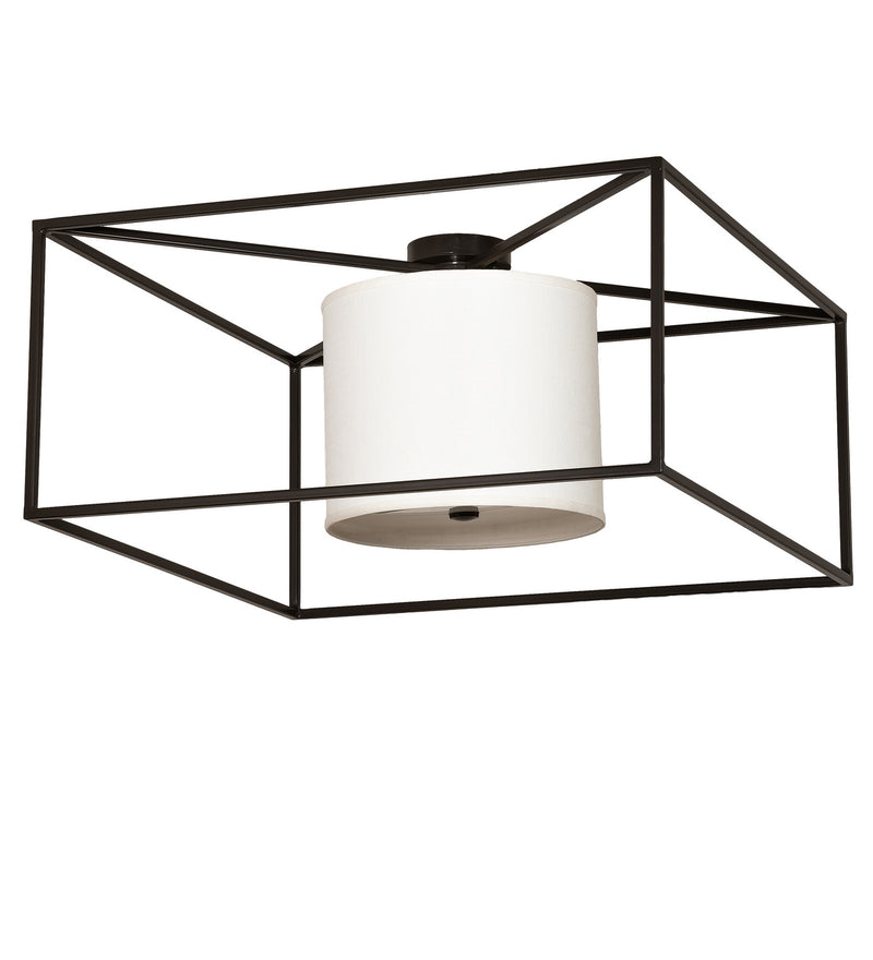 Meyda Tiffany 245563 Two Light Flushmount, Timeless Bronze