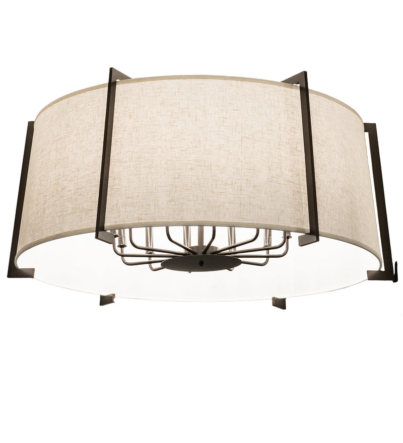 Meyda Tiffany 245578 LED Semi-Flushmount, Timeless Bronze