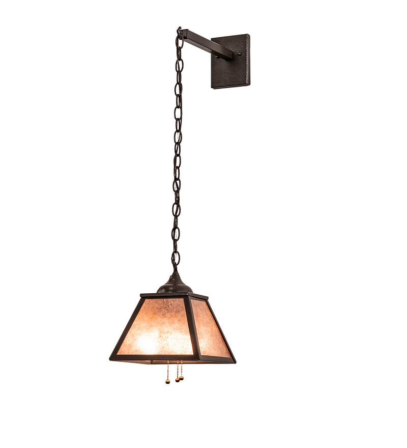 Meyda Tiffany 247645 Three Light Wall Sconce, Timeless Bronze Vein