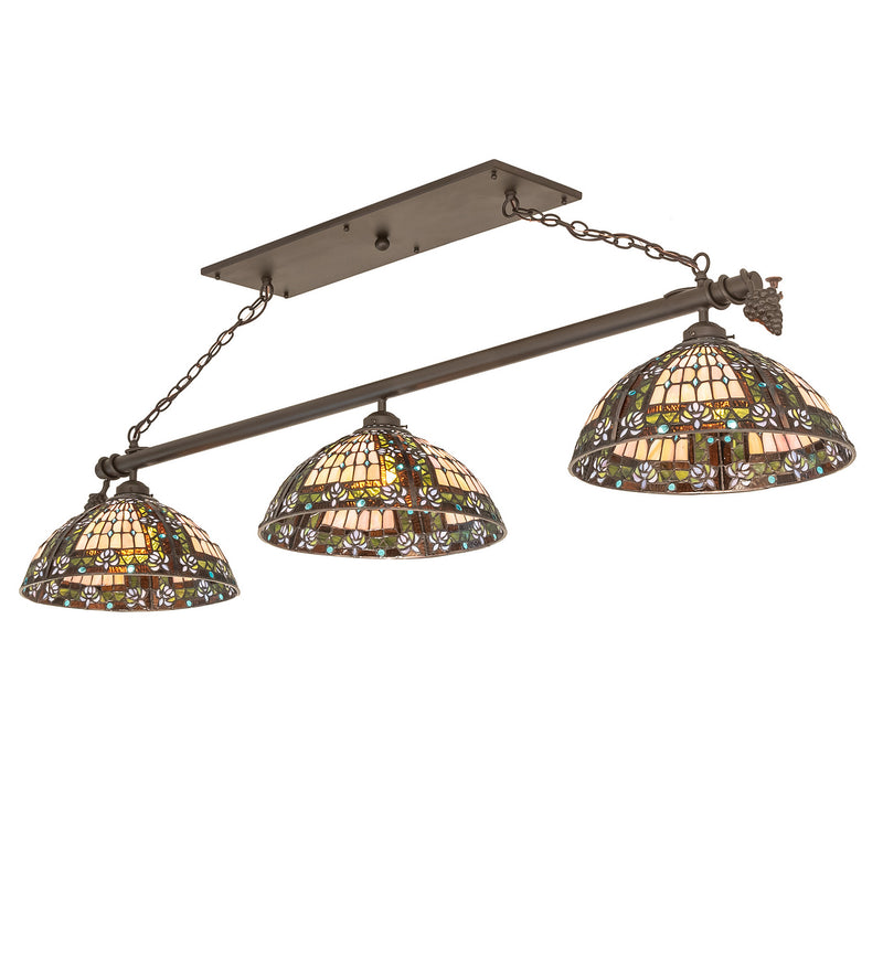 Meyda Tiffany 248895 Three Light Pendant, Oil Rubbed Bronze