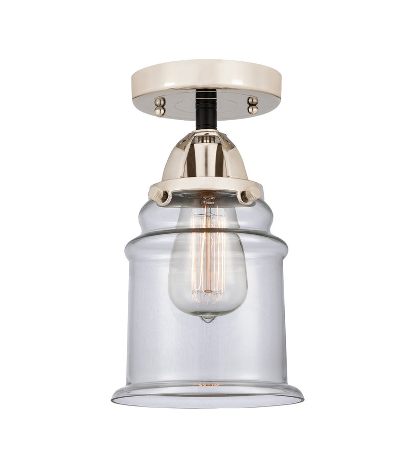 Innovations 288-1C-BPN-G182 One Light Semi-Flush Mount, Black Polished Nickel