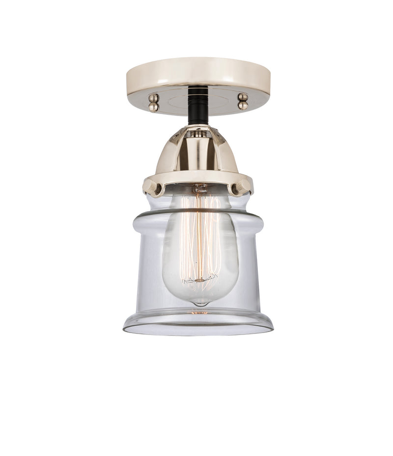 Innovations 288-1C-BPN-G182S One Light Semi-Flush Mount, Black Polished Nickel