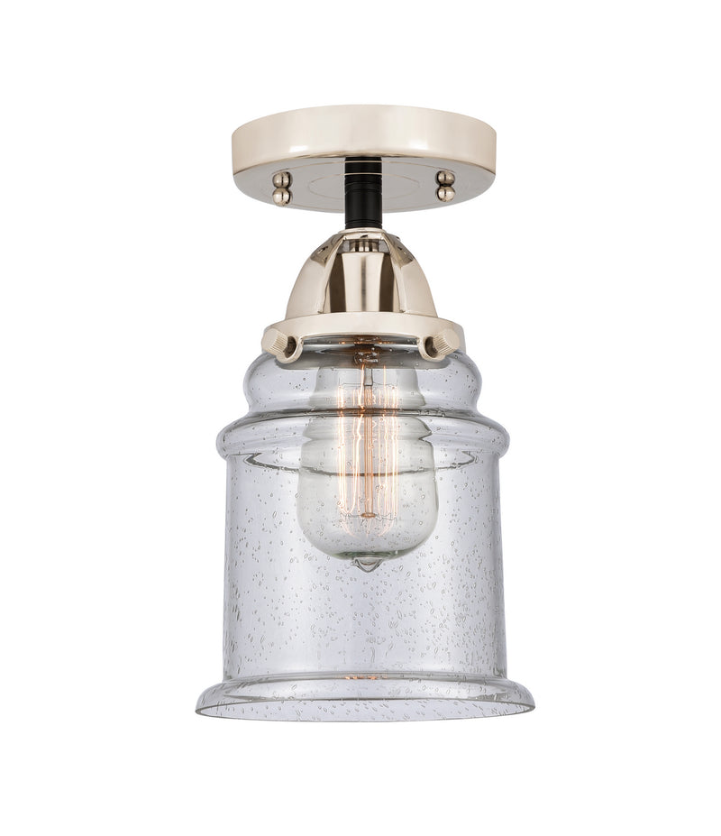 Innovations 288-1C-BPN-G184 One Light Semi-Flush Mount, Black Polished Nickel