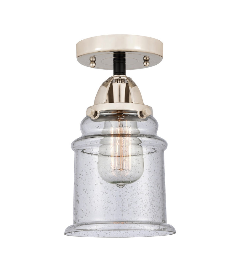 Innovations 288-1C-BPN-G184-LED LED Semi-Flush Mount, Black Polished Nickel
