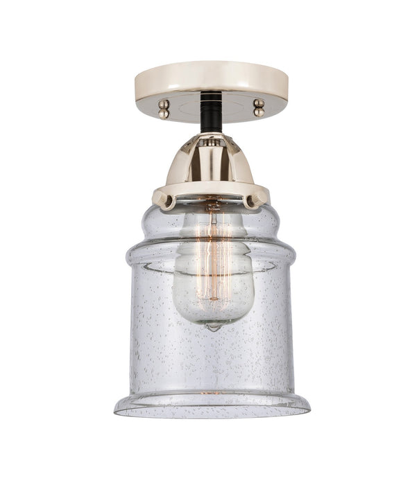 Innovations 288-1C-BPN-G184-LED LED Semi-Flush Mount, Black Polished Nickel