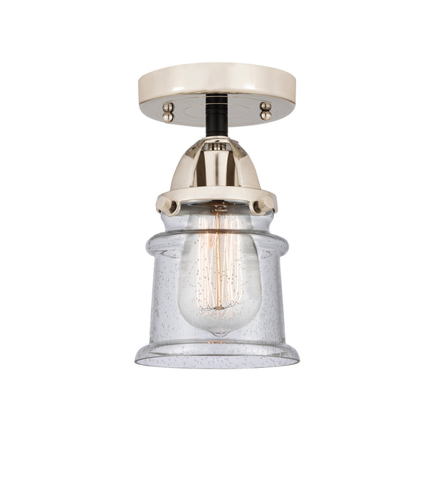 Innovations 288-1C-BPN-G184S One Light Semi-Flush Mount, Black Polished Nickel