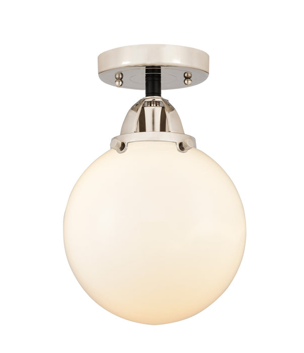 Innovations 288-1C-BPN-G201-8-LED LED Semi-Flush Mount, Black Polished Nickel
