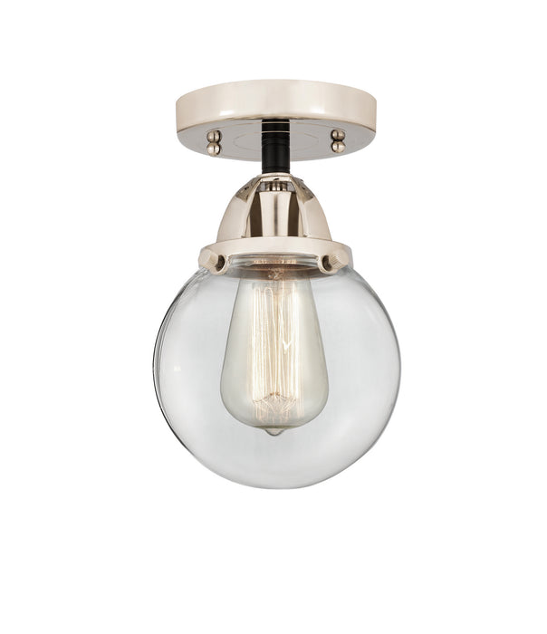 Innovations 288-1C-BPN-G202-6 One Light Semi-Flush Mount, Black Polished Nickel