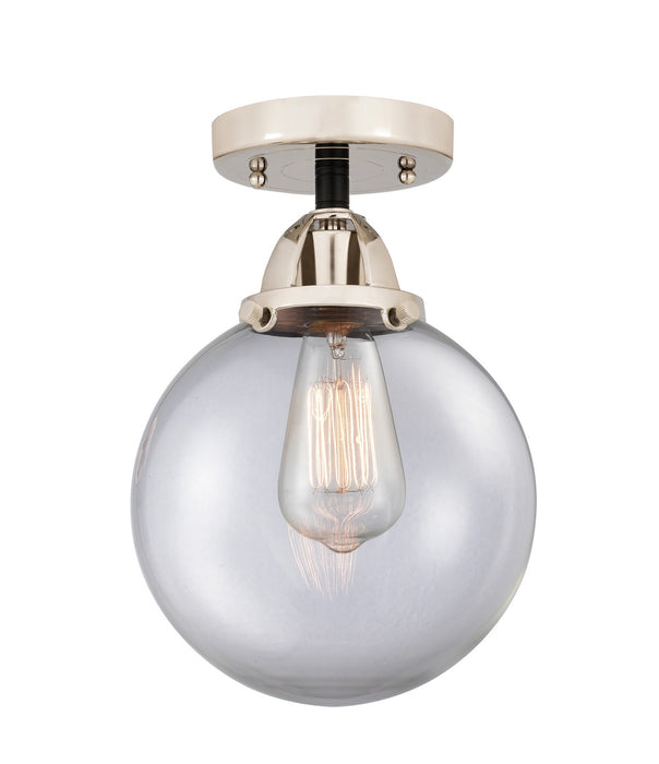 Innovations 288-1C-BPN-G202-8-LED LED Semi-Flush Mount, Black Polished Nickel